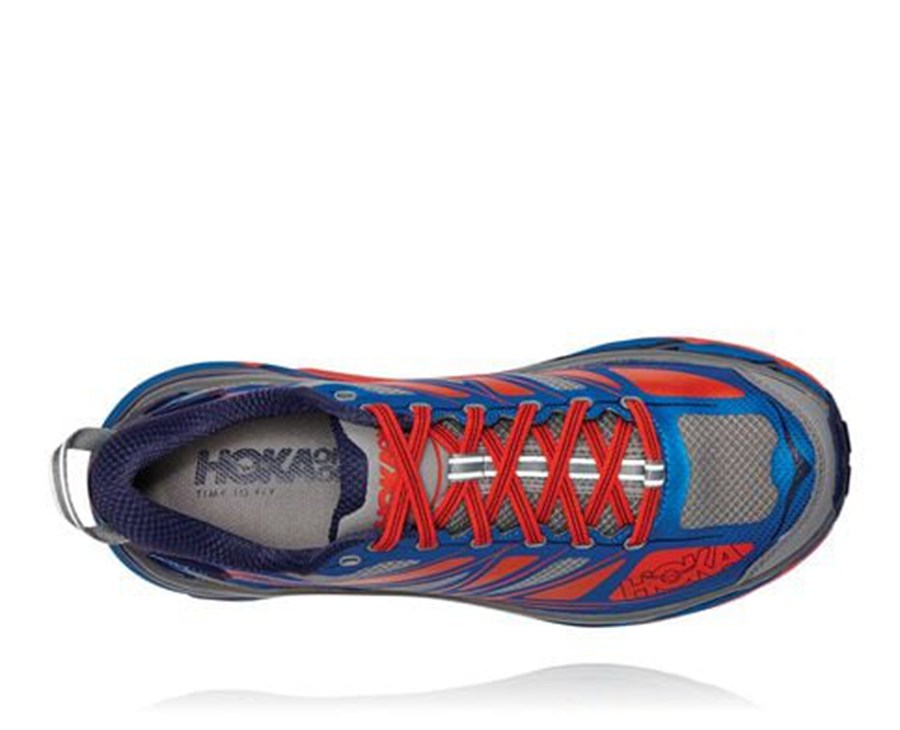 Hoka One One Mafate Speed 2 Trailskor Herr - Blå - QJYAF-7453